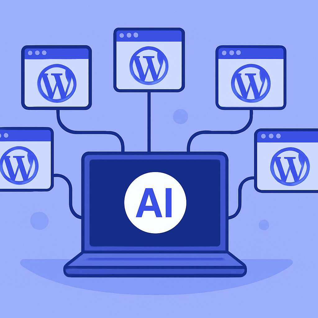 How to Manage Multiple WordPress Sites with AI in One Workflow